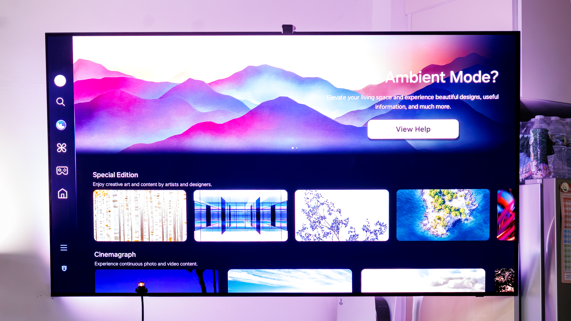 Ρυθμίσεις τηλεόρασης Samsung