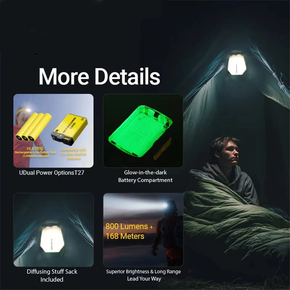 Nitecore UT27 PRO με δωρεάν μπαταρίες