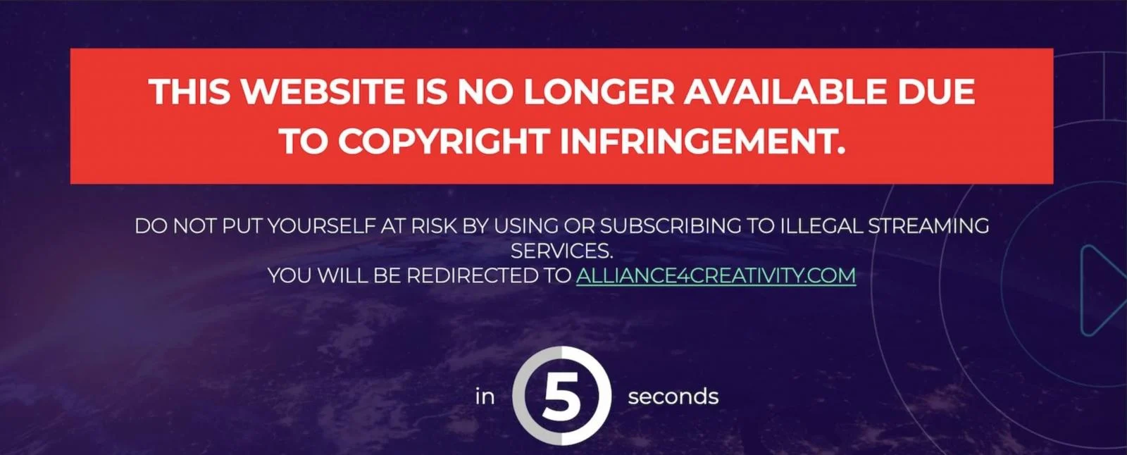 Η υπηρεσία πειρατείας ροής MKVCinemas με 142 εκατομμύρια επισκέψεις τερματίζεται banner ανακατεύθυνσης ACE