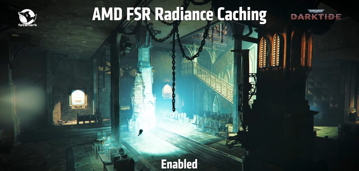 Το FSR Radiance Caching απαιτεί περαιτέρω ανάπτυξη και βελτιστοποίηση και δεν έχει προγραμματιστεί επί του παρόντος για κυκλοφορία στο Darktide Το FSR Radiance Caching απαιτεί περαιτέρω ανάπτυξη και βελτιστοποίηση και δεν έχει προγραμματιστεί επί του παρόντος για κυκλοφορία στο Darktide