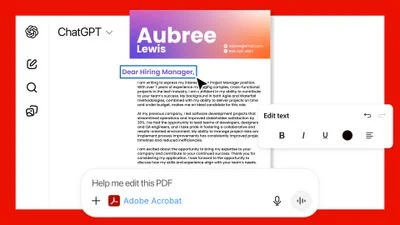 Οι δυνατότητες του Adobe Photoshop και του Adobe Acrobat είναι τώρα διαθέσιμες στο ChatGPT Adobe Acrobat ChatGPT