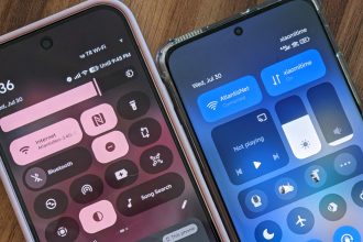 Android 16 QPR2 vs HyperOS 3 Σύγκριση Κέντρου Ελέγχου