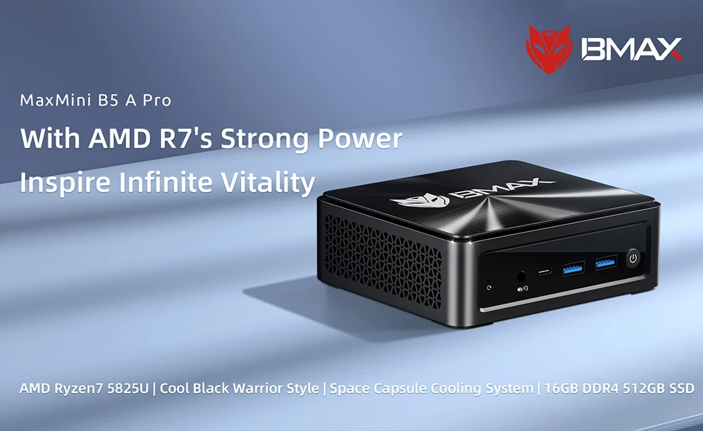 Ανακαλύψτε το BMAX B5 A Pro: Το Mini PC που θα σας Κερδίσει με AMD Ryzen 7 5825U και 16GB RAM! Ανακαλύψτε το BMAX B5 A Pro: Το Mini PC που θα σας Κερδίσει με AMD Ryzen 7 5825U και 16GB RAM!