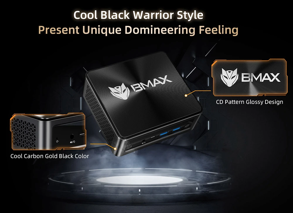 Ανακαλύψτε το BMAX B5 A Pro: Το Mini PC που θα σας Κερδίσει με AMD Ryzen 7 5825U και 16GB RAM! BMAX B5 A Pro design