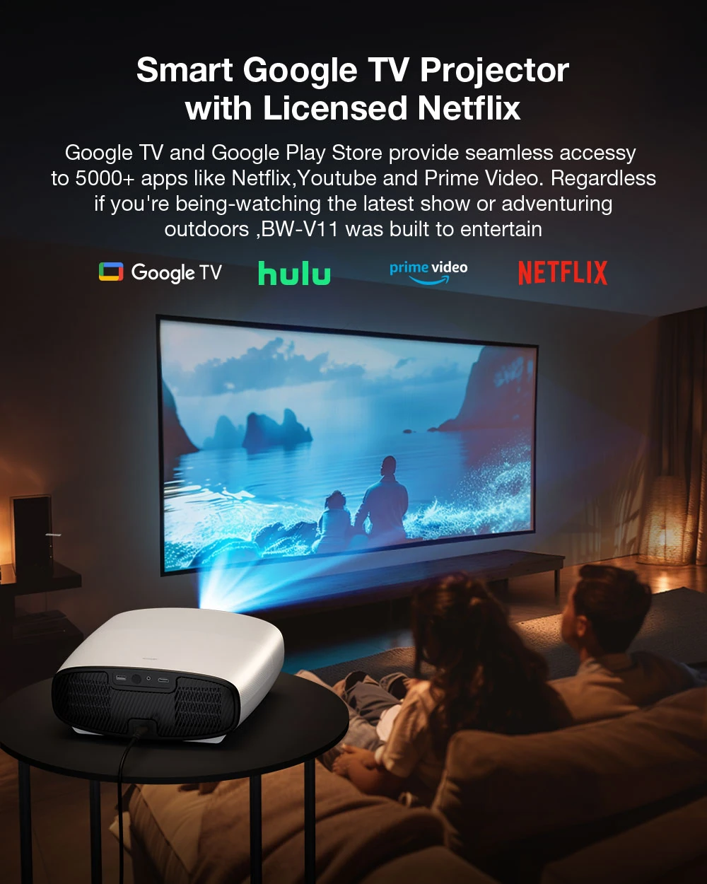 «Blitzwolf BW-V11: Το UFO που δεν περιμένατε! Ανακαλύψτε τον ΦΟΒΕΡΟ Google TV Certified προβολέα με υποστήριξη Dolby Vision!» Blitzwolf BW-V11 Πολυμέσα
