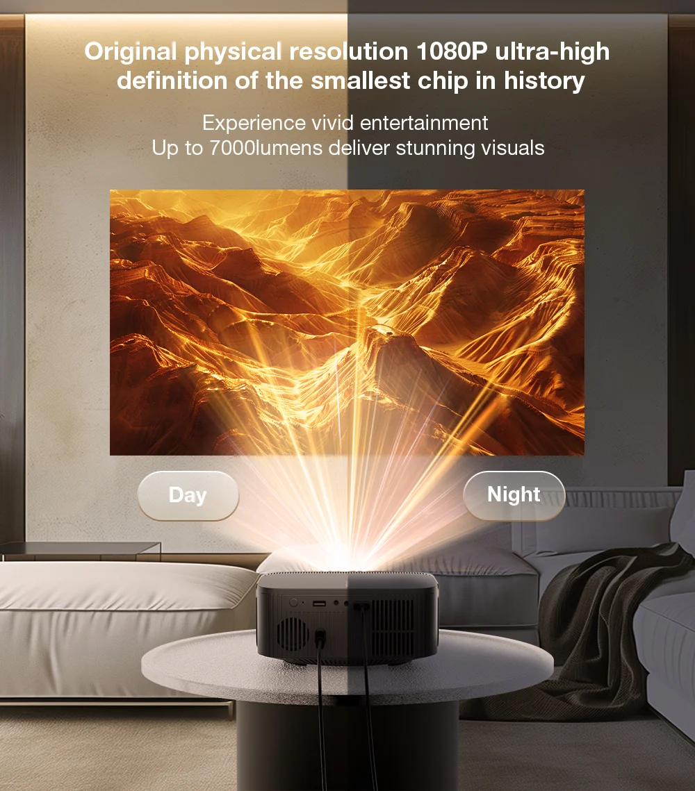 🔥Εκπληκτική Προσφορά: Blitzwolf V10 - Full HD Προβολέας με AutoFocus και Wireless Cast σε Ιστορικό Χαμηλό Τιμή! 🔥 Blitzwolf V10 Projection Size
