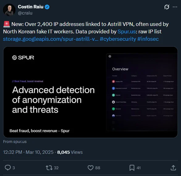 Η Βόρεια Κορέα δελεάζει μηχανικούς να νοικιάζουν ταυτότητες σε πλαστό σύστημα εργαζομένων στον τομέα της πληροφορικής