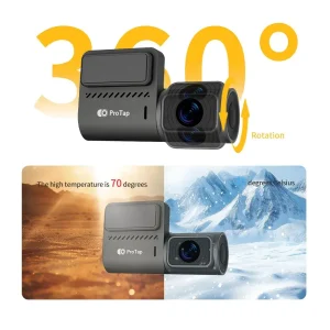 Ανακαλύψτε την επόμενη γενιά Dash Cam: ProTap 4K με 360° κάλυψη, GPS και εκπληκτική ανάλυση 4K!