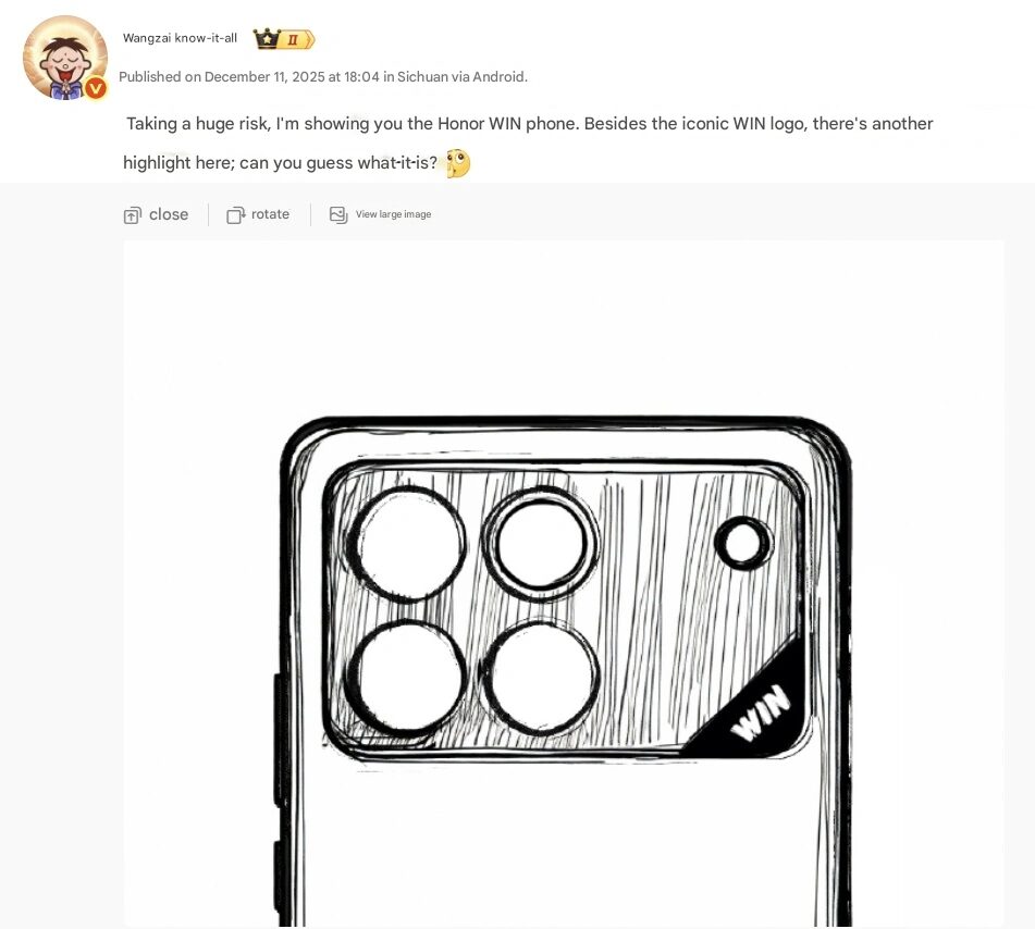 Η διαρροή της σειράς Honor WIN αποκαλύπτει σχέδιο 2 που μοιάζει με MIX FOLD 3 ΤΙΜΗ ΝΙΚΗ