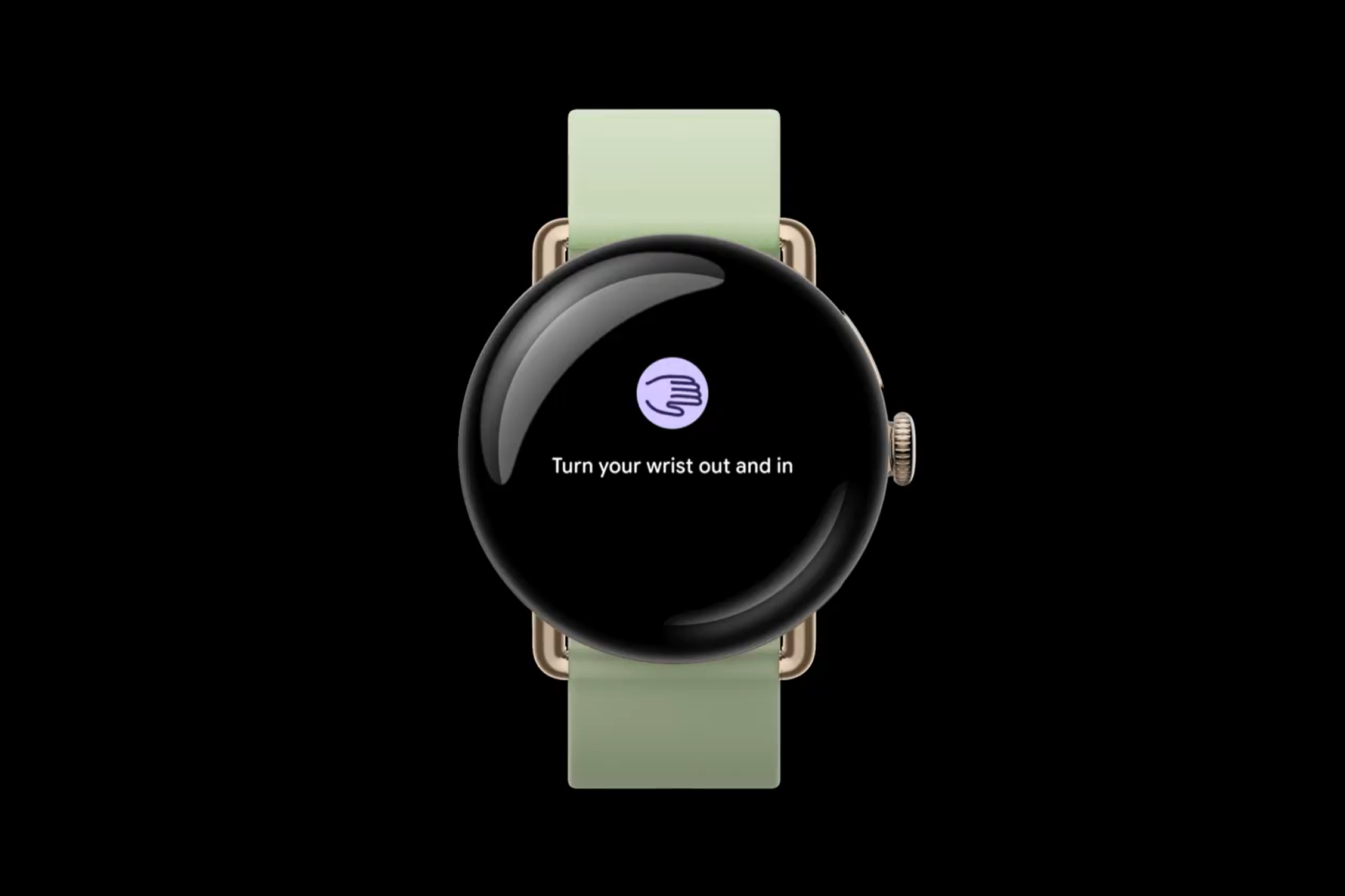 Η ενημέρωση Δεκεμβρίου Pixel Watch 4 προσθέτει χειρονομίες με το ένα χέρι και αναβαθμίζει ένα βασικό εργαλείο Gemini Ένα στιγμιότυπο οθόνης του Pixel Watch 4 που δείχνει έναν οδηγό για τη χρήση της χειρονομίας περιστροφής του καρπού με το ένα χέρι.