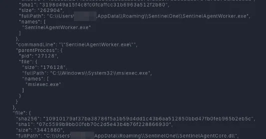 Storm-0249 Κατάχρηση της διαδικασίας EDR μέσω Sideloading για απόκρυψη κακόβουλης δραστηριότητας Νόμιμο και ψηφιακά υπογεγραμμένο εκτελέσιμο SentinelAgentWorker που φορτώνει ένα κακόβουλο DLL από τον ίδιο κατάλογο (Πηγή - Reliaquest)