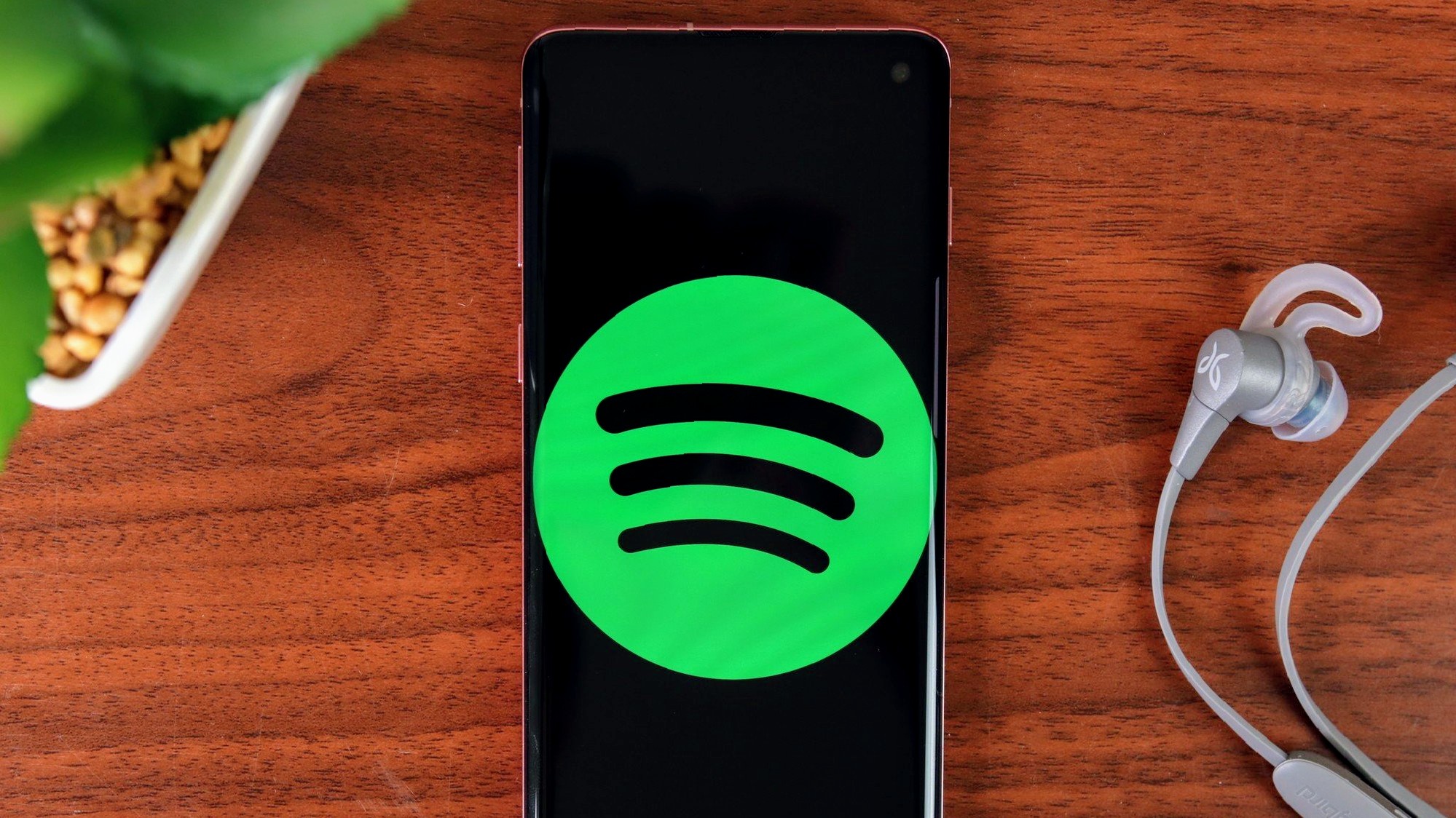 Λογότυπο Spotify σε τηλέφωνο Android