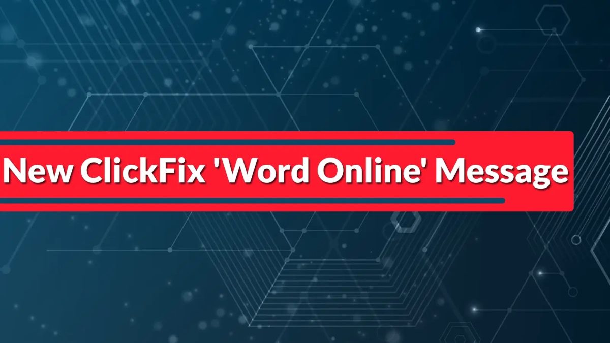 Το νέο μήνυμα ClickFix «Word Online» παραπλανά τους χρήστες να εγκαταστήσουν κακόβουλο λογισμικό DarkGate
