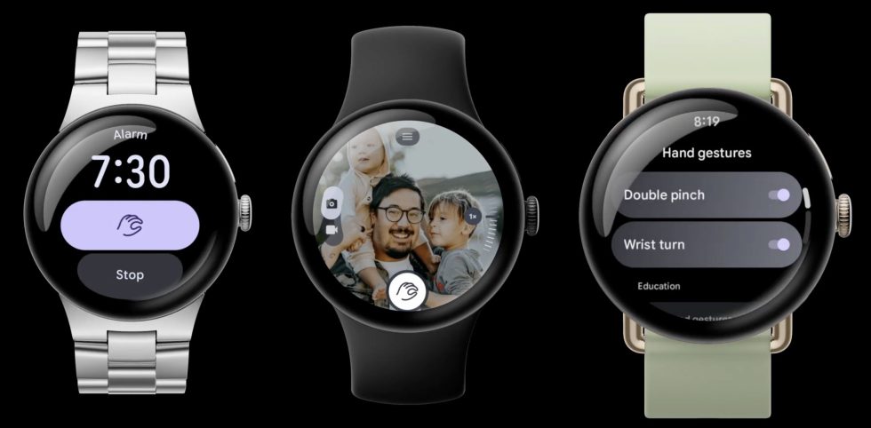 Χειρονομίες ρολογιού Pixel