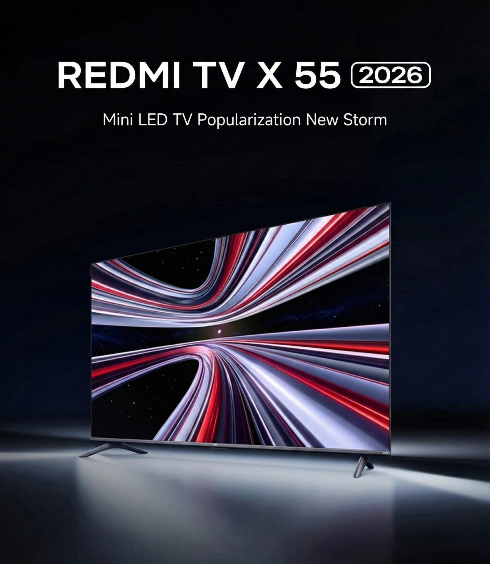 Το REDMI TV X 2026 διαθέτει πάνελ mini LED 288Hz REDMI TV X 55 2026 3