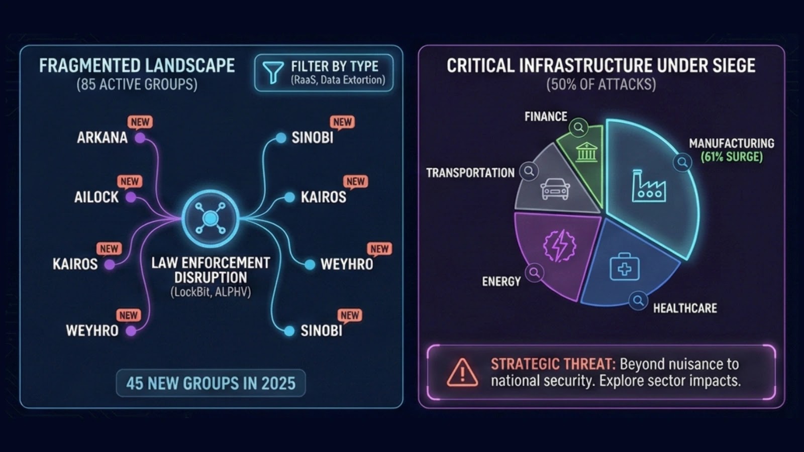 Ransomware attack landscape