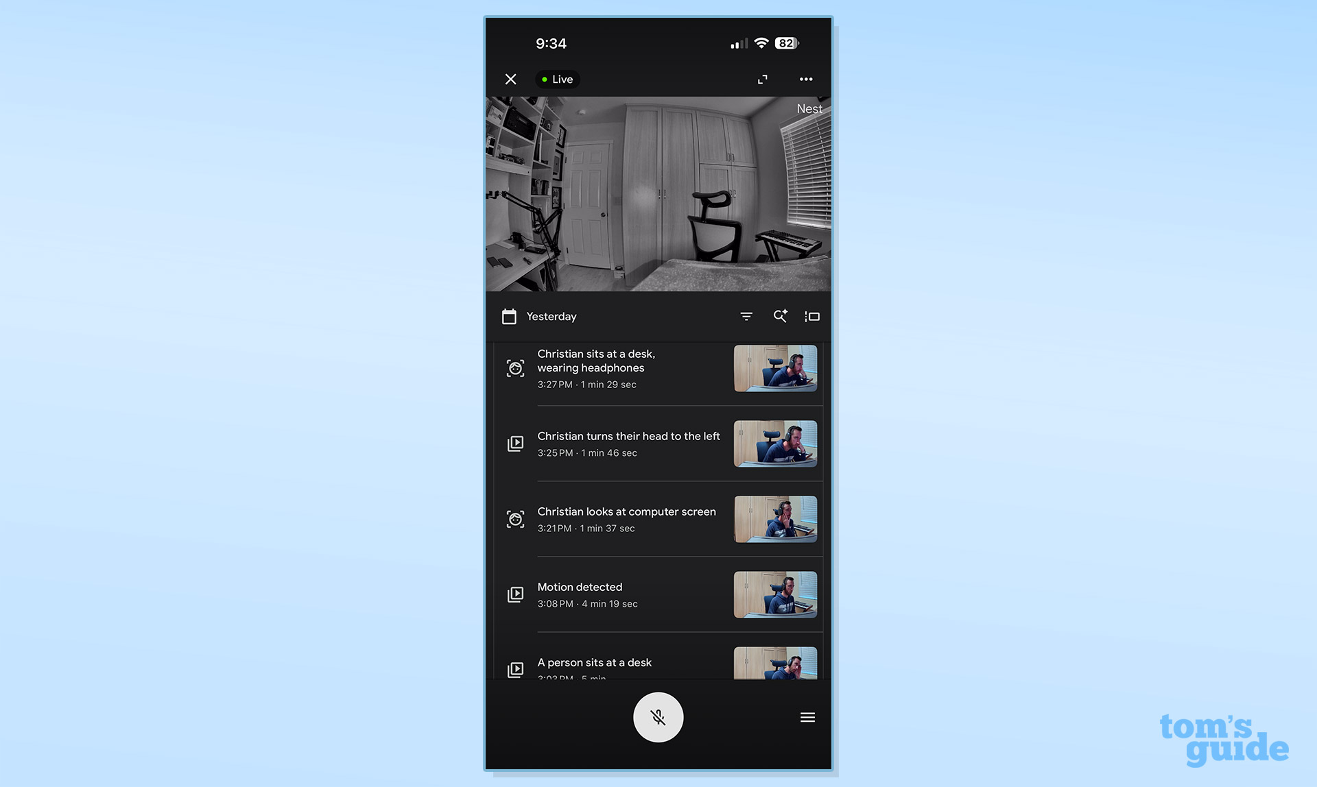 Απίστευτος Έλεγχος Σπιτιού: Ανακαλύψαμε την Google Nest Cam Indoor (Wired, 3ης Γενιάς) - Ιδού τι βρήκαμε! Screenshot of the Google Nest Doorbell (wired, 3rd gen) app