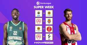 «Ανακαλύψτε τη Μαγευτική Διαβολοβδομάδα Νο5 της EuroLeague στο Novasports – Μην το Χάσετε!»