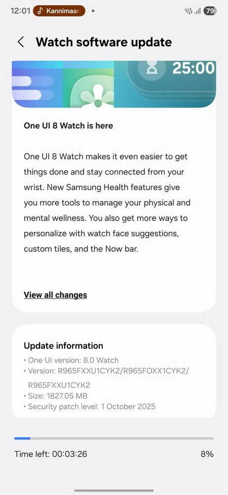 Οι παραλλαγές LTE του Samsung Galaxy Watch 5 και Watch 6 λαμβάνουν ενημέρωση One UI 8 Watch samsung galaxy watch 6 lte one ui 8 watch update india firmware