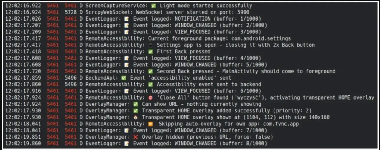 μηνύματα εντοπισμού σφαλμάτων bot