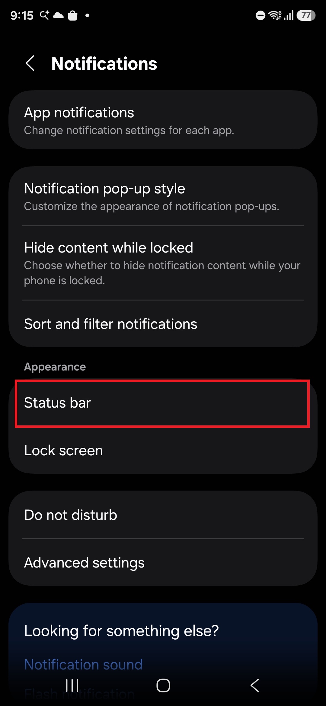 Πώς να αλλάξετε την ένδειξη μπαταρίας στο One UI 8.5 screenshot_20251215_091541_settings