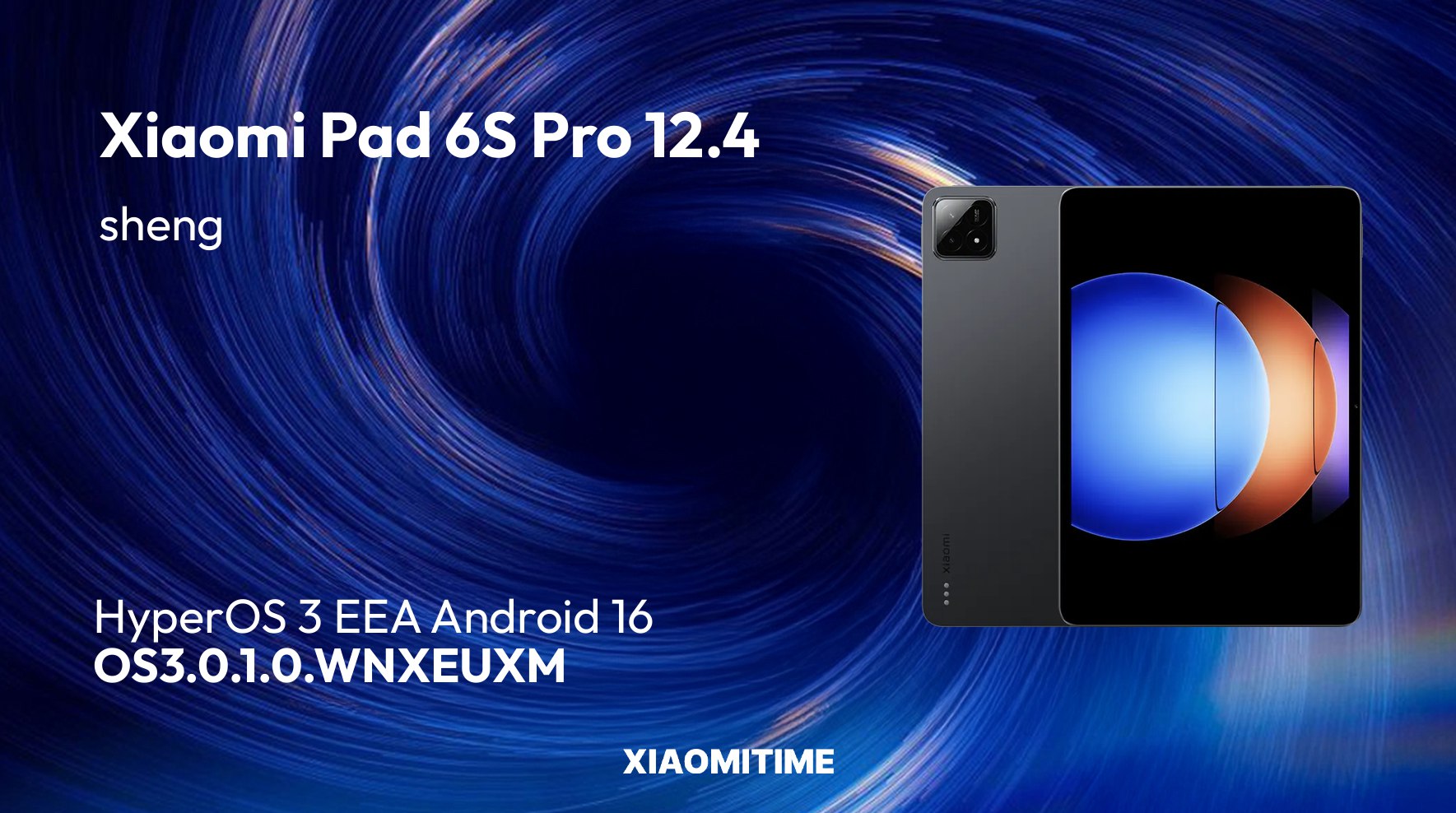 Το Xiaomi Pad 6S Pro 12.4 λαμβάνει παγκόσμια ενημέρωση 2 του HyperOS 3 Sheng Global HyperOS 3