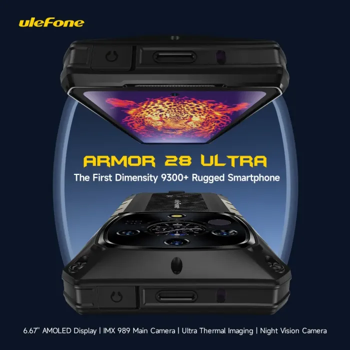 «Ulefone Armor 28 Ultra: Ανακαλύψτε το smartphone με Dimensity 9300+, 32GB RAM και θερμική κάμερα σε ΜΑΓΕΥΤΙΚΗ τιμή!»