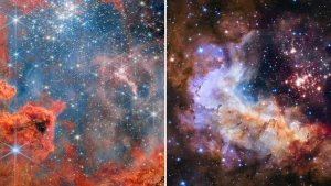 Τα διαστημικά τηλεσκόπια James Webb και Hubble τράβηξαν εικόνες του ίδιου νεφελώματος, με διαφορά 10 ετών