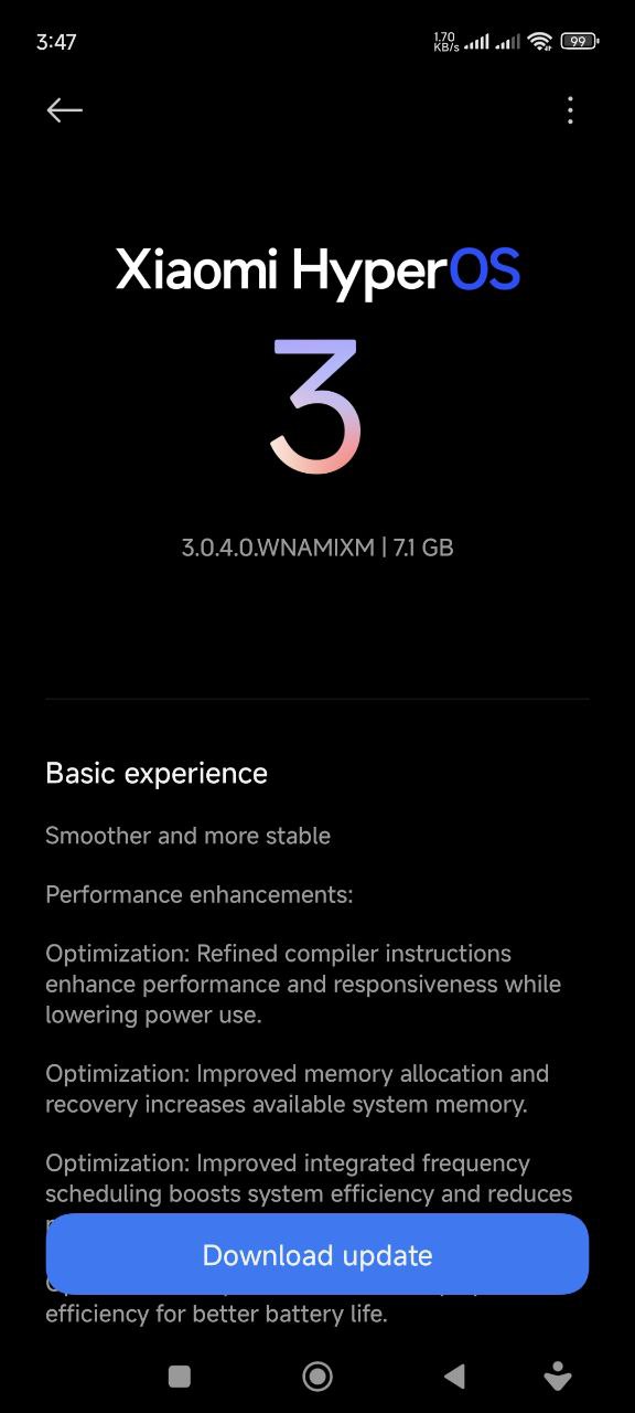 Το Xiaomi 14 Ultra έλαβε την παγκόσμια ενημέρωση HyperOS 3 πριν από το Xiaomi 15 Ultra 2 Xiaomi 14 Ultra HyperOS 3 OS3.0.4.0.WNAMIXM