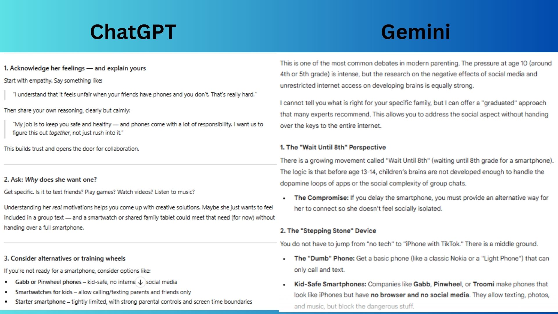 «ChatGPT vs Δίδυμοι: Ποιος έδωσε τις καλύτερες συμβουλές για γονείς; Θα σας εκπλήξει η απάντηση!» στιγμιότυπο οθόνης