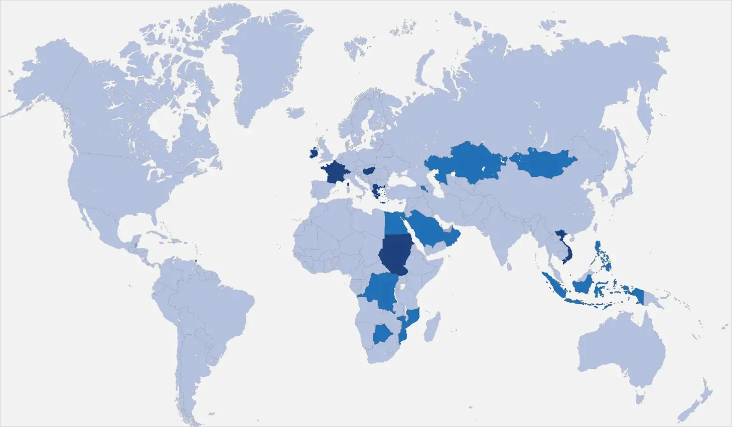 Το λογισμικό κατασκοπείας Predator χρησιμοποιεί νέο φορέα μόλυνσης για επιθέσεις μηδενικού κλικ Χώρες που επιβεβαιώθηκε ότι φιλοξενούν δραστηριότητα Predator