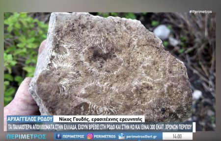 «Ανακάλυψη Σοκ! Ερασιτέχνης Παλαιοντολόγος στην Ρόδο Αποκαλύπτει Απίθανα Απολιθώματα Εκατομμυρίων Χρόνων!» «Ανακάλυψη Σοκ! Ερασιτέχνης Παλαιοντολόγος στην Ρόδο Αποκαλύπτει Απίθανα Απολιθώματα Εκατομμυρίων Χρόνων!»