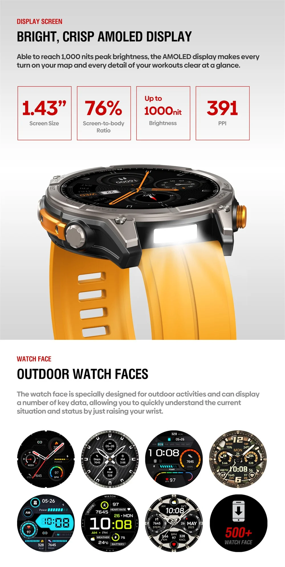 Ανακαλύψτε το Zeblaze Stratos 4: Το απόλυτο smartwatch για περιπέτειες στη φύση με μόλις 43,1€!