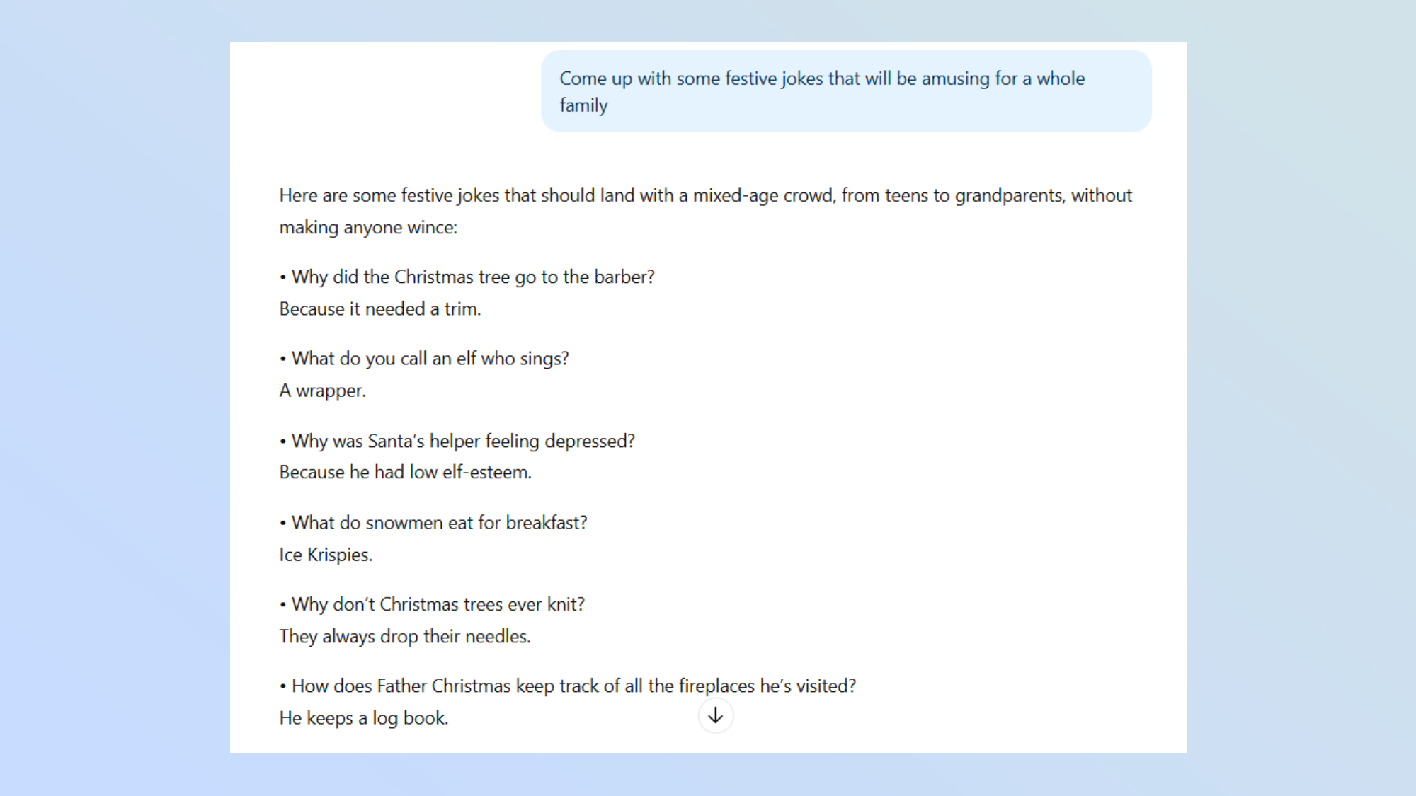 ChatGPT Χριστούγεννα