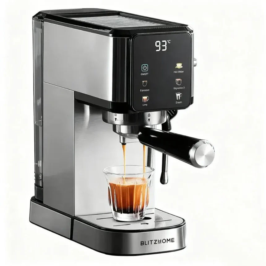 Ανακαλύψτε τον Σταρ του Espresso: BlitzHome CM5105 & Novulife Grinder – Επαγγελματική ποιότητα με Ένα Μόνο Άγγιγμα σε Απίστευτη Τιμή!