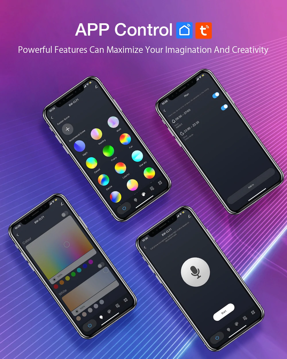 Ανακαλύψτε το BlitzWill BW-CLT2: Το Έξυπνο RGB Φωτιστικό 40cm που Υπακούει στις Φωνητικές σας Εντολές με Μόλις 43€! Χειριστήριο BlitzWill BW-CLT2