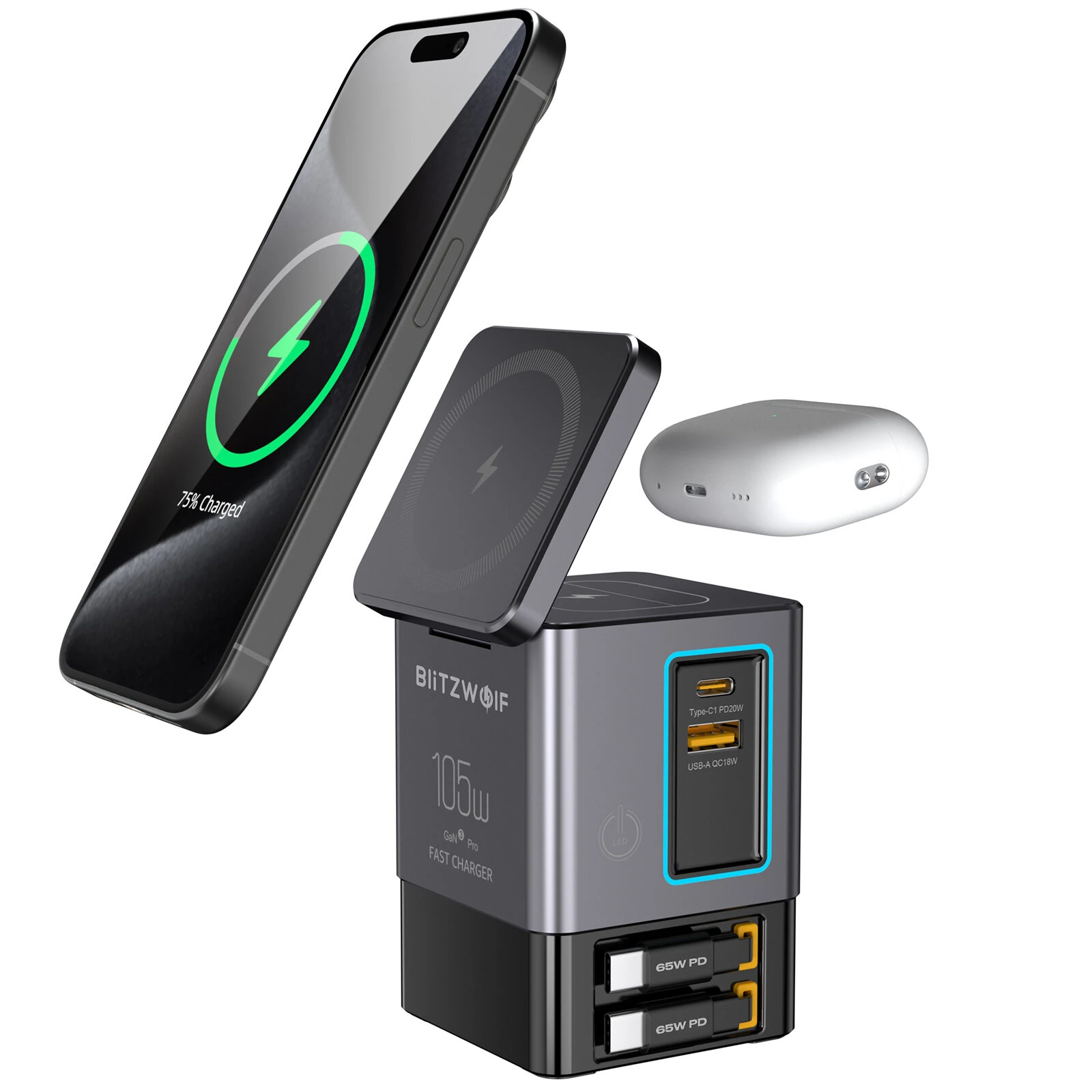 Ανακάλυψε τον Blitzwolf BW-i116 Max: Ο «χταπόδι» φορτιστής που θα σε απαλλάξει από τα μπερδεμένα καλώδια με μόλις 33,7€! Ανακάλυψε τον Blitzwolf BW-i116 Max: Ο «χταπόδι» φορτιστής που θα σε απαλλάξει από τα μπερδεμένα καλώδια με μόλις 33,7€!