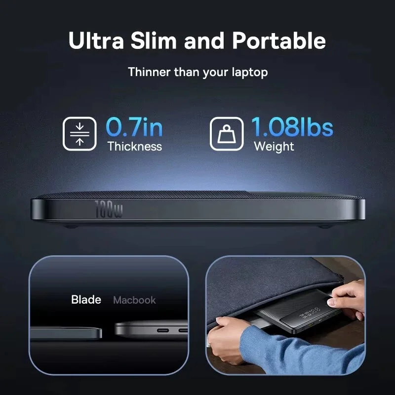 Ανακάλυψε το Baseus Blade H1 Lite: 20.000mAh και 100W φόρτισης σε μέγεθος τετραδίου – η λύση για να μην αγχώνεσαι πια για μπαταρία!