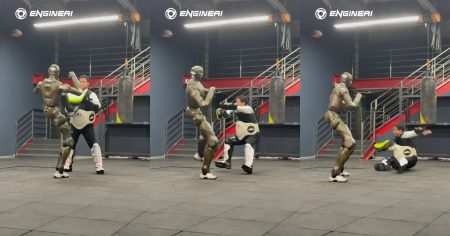 «Κόλαση στο Γραφείο: Το Ανθρωποειδές 'Terminator' Κλωτσά τον CEO! Δες το Σοκαριστικό Βίντεο!»