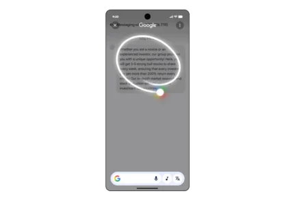 «Ανατροπή: Γιατί η Google σας προτρέπει να κυκλώνετε τα μηνύματα στο Android - Η απίστευτη αλήθεια αποκαλύπτεται!»