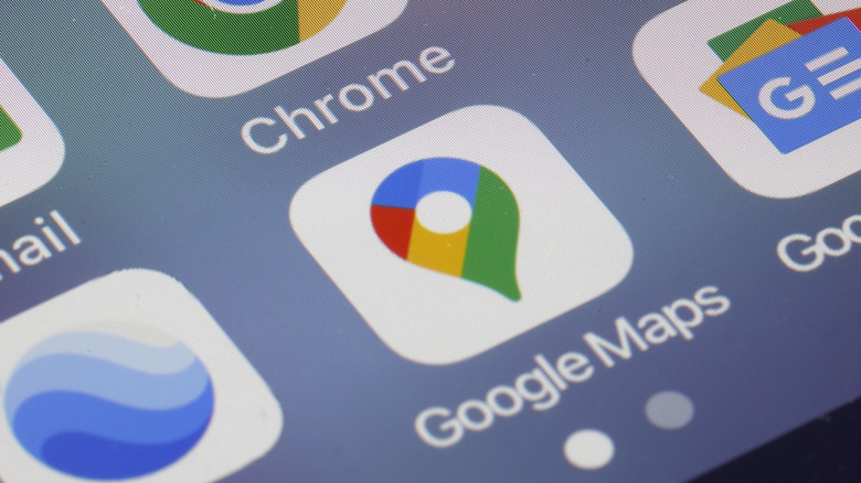 Εφαρμογές Google στο iPhone, συμπεριλαμβανομένων των Χαρτών Google.