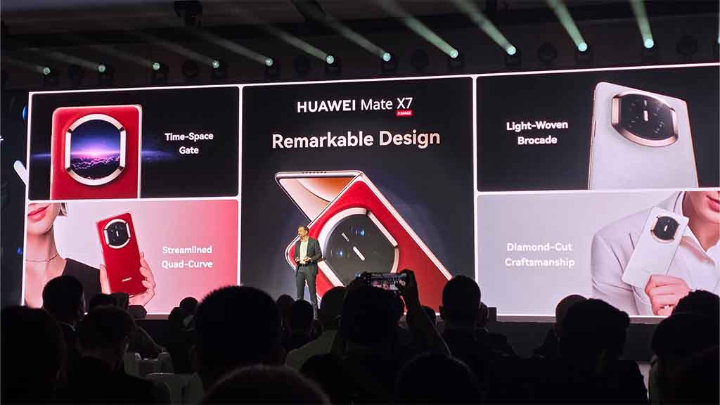 Σχεδιασμός οθόνης Huawei Mate X7