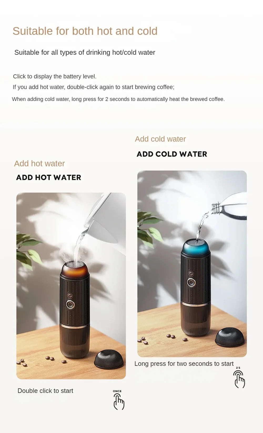 Ανακαλύψτε τη Φορητή Μηχανή Εσπρέσο της iCafilas: Ιστορικό Χαμηλό Τιμής στα 48.4€! Δουλεύει με Κάψουλες Nespresso ή Χύμα Καφέ! iCafilas Portable Italian Capsule Coffee Machine 2