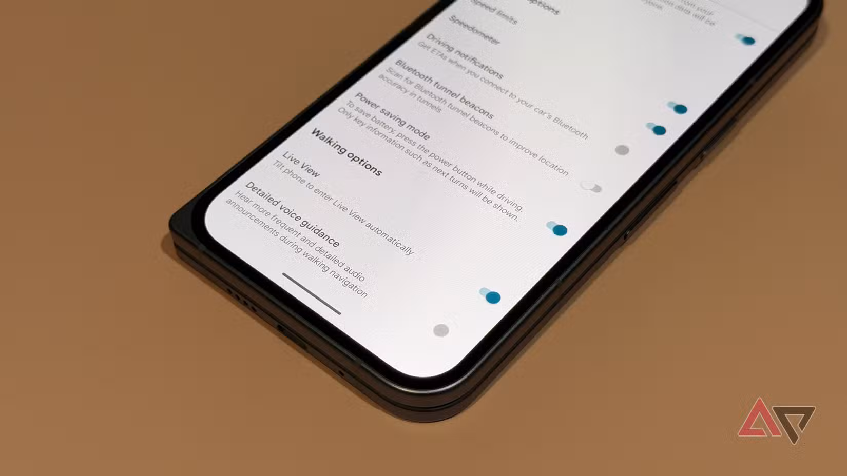 Εναλλαγή για τη λειτουργία εξοικονόμησης ενέργειας των Χαρτών Google