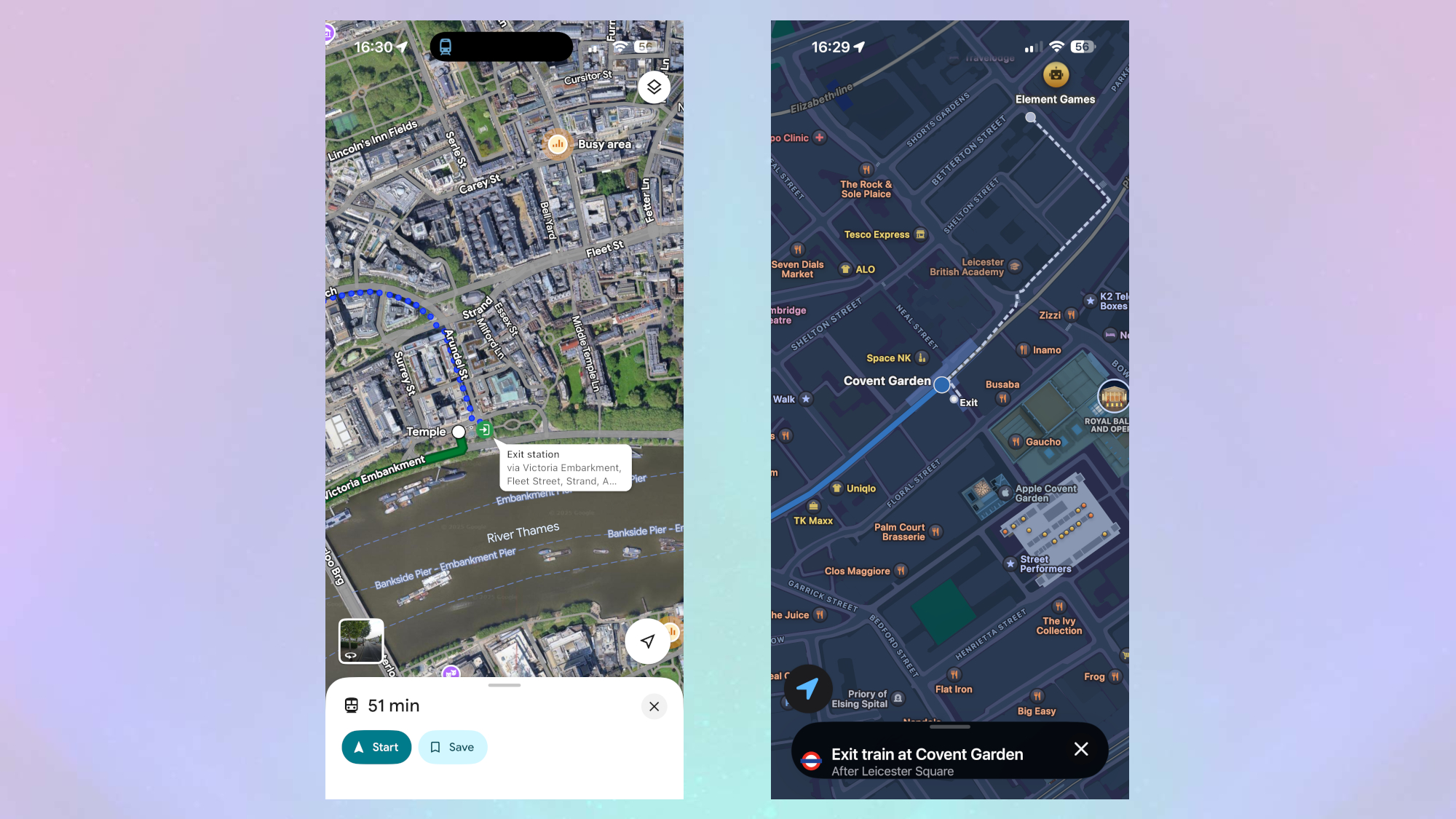 «Ποιος Θριαμβεύει; Δοκίμασα τους Χάρτες Google και Apple για Δημόσιες Συγκοινωνίες — Τα Αποτελέσματα θα σας Σοκάρουν!» Φεύγοντας από το σιδηροδρομικό σταθμό