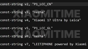 Παγκόσμια μονάδα Xiaomi 17 Ultra για λήψη νέων υδατογραφημάτων κάμερας Leica