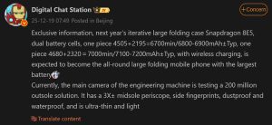 Η Honor προετοιμάζει την κάμερα 200MP αναδιπλούμενη έναντι του Galaxy Z Fold 7 Η Honor προετοιμάζει την κάμερα 200MP αναδιπλούμενη έναντι του Galaxy Z Fold 7