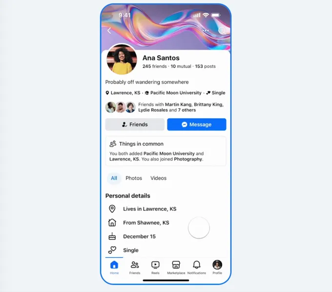 Ο επανασχεδιασμός του Facebook εστιάζει σε φίλους, φωτογραφίες, Marketplace και πολλά άλλα Ο επανασχεδιασμός του Facebook εστιάζει σε φίλους, φωτογραφίες, Marketplace και πολλά άλλα